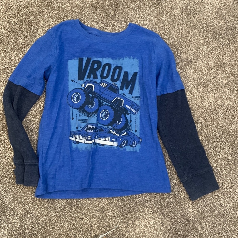 Boys along Sleeve Shirt